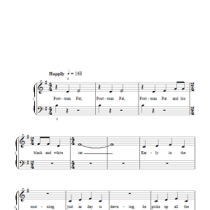 Bryan Daly Postman Pat Musik Noten - Easy Piano - 104999-0