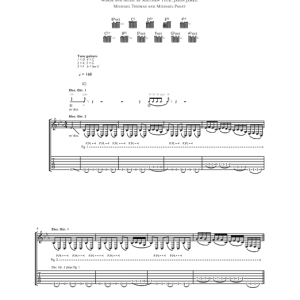 Bullet For My Valentine Begging For Mercy Musik Noten - Guitar Tab - 75541-0