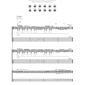 Bullet For My Valentine Dignity Musik Noten - Guitar Tab - 75538-0