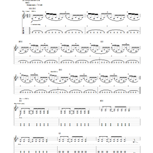Bullet For My Valentine Dirty Little Secret Musik Noten - Guitar Tab - 97804-0