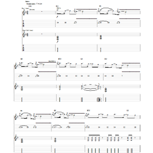 Bullet For My Valentine Leech Musik Noten - Guitar Tab - 97799-0