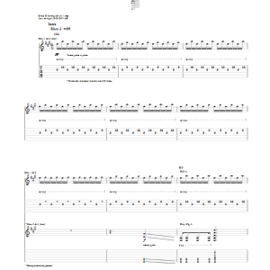 Bullet For My Valentine P.O.W. Musik Noten - Guitar Tab - 97801-0