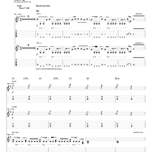 Bullet For My Valentine Scream Aim Fire Musik Noten - Guitar Tab - 63963-0
