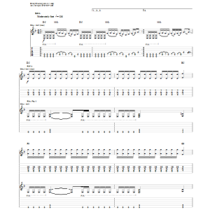 Bullet For My Valentine Truth Hurts Musik Noten - Guitar Tab - 97807-0