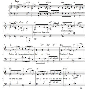 Burnett My Melancholy Baby Musik Noten - Piano Solo - 21533-0