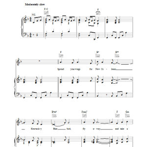 Burt Bacharach A Message to Martha (A Message To Michael/Kentucky Bluebird) Musik Noten - Piano, Vocal & Guitar Chords - 39030-0