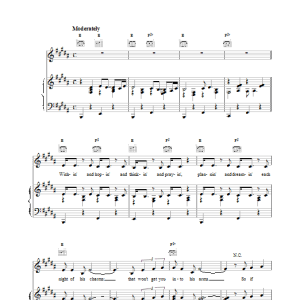 Burt Bacharach Wishin And Hopin Musik Noten - Piano, Vocal & Guitar Chords - 15466-0
