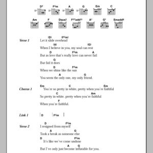 Bush Inflatable Musik Noten - Guitar Chords/Lyrics - 103335-0