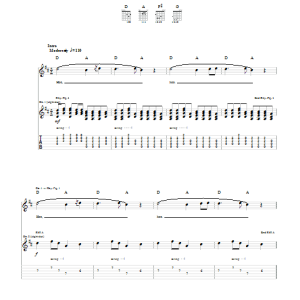 Cage The Elephant Around My Head Musik Noten - Guitar Tab - 83633-0