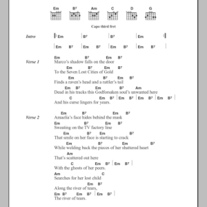 Calexico Crystal Frontier Musik Noten - Guitar Chords/Lyrics - 101421-0