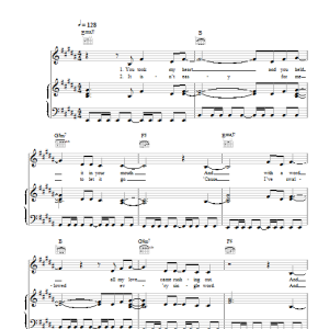 Calvin Harris Featuring Florence Welch Sweet Nothing Musik Noten - Piano, Vocal & Guitar Chords - 114978-0