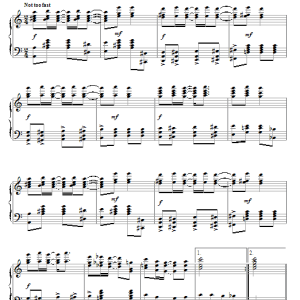 Calvin Lee Woolsey Mashed Potatoes Musik Noten - Piano Solo - 65760-0