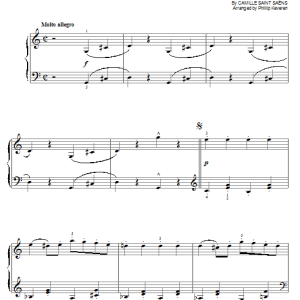Camille Saint-Saens Carnival Of The Animals (Finale) (from Fantasia 2000) (arr. Phillip Keveren) Musik Noten - Easy Piano - 75614-0