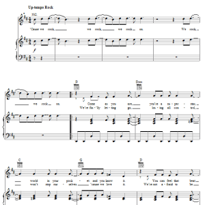 Camp Rock (Movie) We Rock Musik Noten - Easy Piano - 73393-0