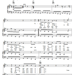 Canned Heat Let's Work Together Musik Noten - Piano, Vocal & Guitar Chords - 70673-0