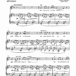 Carl Nielsen Bow Thy Corolla Musik Noten - Piano & Vocal - 121660-0