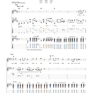 Carl Perkins Glad All Over Musik Noten - Guitar Tab - 74381-0
