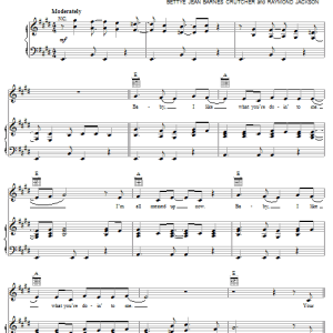 Carla Thomas I Like What You're Doing To Me Musik Noten - Piano, Vocal & Guitar Chords - 62700-0