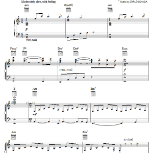 Carlo Donida I (Who Have Nothing) Musik Noten - Piano, Vocal & Guitar Chords - 16553-0