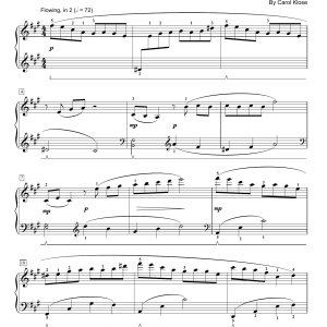 Carol Klose A River's Tale Musik Noten - Educational Piano - 90123-0