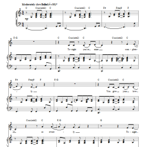 Carole King Will You Love Me Tomorrow (Will You Still Love Me Tomorrow) Musik Noten - Piano & Vocal - 80006-0