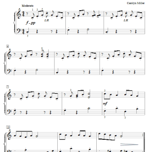 Carolyn Miller Bouncing Musik Noten - Educational Piano - 78209-0