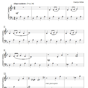 Carolyn Miller Race To The Finish Musik Noten - Educational Piano - 78206-0