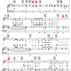 Carpenters Little Altar Boy Musik Noten - Piano, Vocal & Guitar Chords - 18058-0
