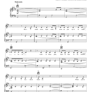 Carrie Underwood Smoke Break Musik Noten - Piano, Vocal & Guitar Chords - 161454-0