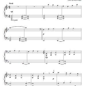 Carter Burwell Bella Reborn Musik Noten - Piano Solo - 91547-0