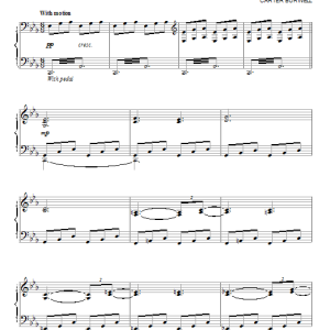 Carter Burwell Honeymoon In Eclipse Musik Noten - Piano Solo - 91542-0