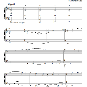 Carter Burwell Meet Renesmee Musik Noten - Piano Solo - 94785-0