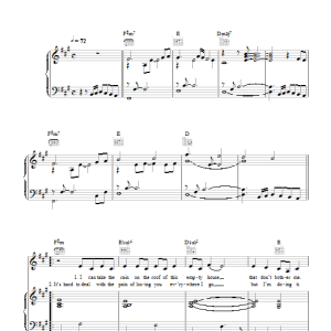 Cascada What Hurts The Most Musik Noten - Piano, Vocal & Guitar Chords - 40181-0