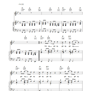 Cast Guiding Star Musik Noten - Piano, Vocal & Guitar Chords - 17870-0