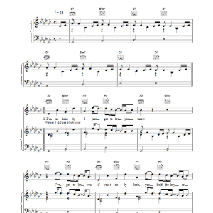 Cast I'm So Lonely Musik Noten - Piano, Vocal & Guitar Chords - 17871-0