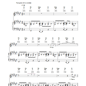 Cast Magic Hour Musik Noten - Piano, Vocal & Guitar Chords - 15138-0