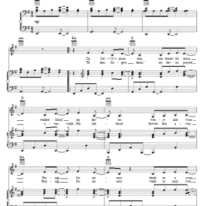 Casting Crowns Blessed Redeemer Musik Noten - Piano, Vocal & Guitar Chords - 73134-0