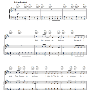 Casting Crowns Holy One Musik Noten - Piano, Vocal & Guitar Chords - 73130-0