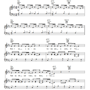 Casting Crowns Mercy Musik Noten - Piano, Vocal & Guitar Chords - 73129-0