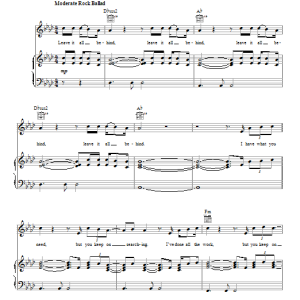 Casting Crowns The Well Musik Noten - Piano, Vocal & Guitar Chords - 86452-0