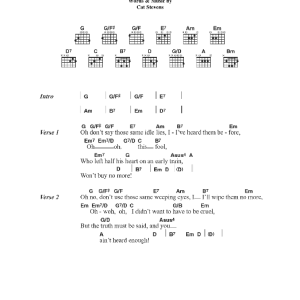 Cat Stevens A Bad Penny Musik Noten - Guitar Chords/Lyrics - 45195-0