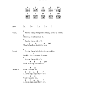 Cat Stevens It's A Supa (Dupa) Life Musik Noten - Guitar Chords/Lyrics - 45045-0