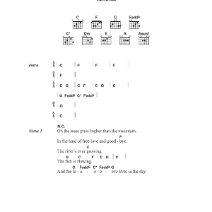 Cat Stevens Love Lives In The Sky Musik Noten - Guitar Chords/Lyrics - 45205-0