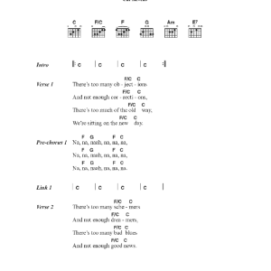 Cat Stevens The Joke Musik Noten - Guitar Chords/Lyrics - 45048-0
