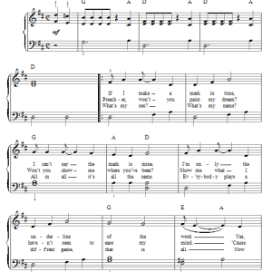 Cat Stevens Tuesday's Dead Musik Noten - Guitar Chords/Lyrics - 163324-0