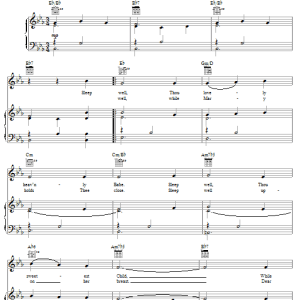 C.D. Schubert Shepherd's Cradle Song Musik Noten - Piano, Vocal & Guitar Chords - 24537-0