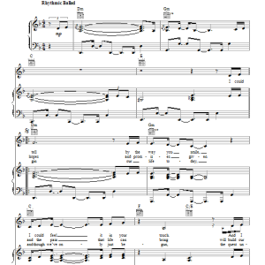 CeCe Winans I Promise (Wedding Song) Musik Noten - Piano, Vocal & Guitar Chords - 68385-0