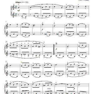 Cecile Chaminade Gigue In C Major Musik Noten - Piano Solo - 95462-0