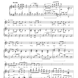 Celius Dougherty The Colorado Trail Musik Noten - Piano & Vocal - 177821-0