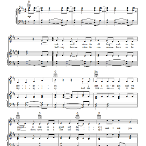 Celtic Thunder Galway Girl Musik Noten - Piano, Vocal & Guitar Chords - 86582-0